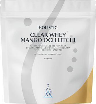 Holistic Clear Whey Vassleproteinisolat Mango och Litchi 400 g product image