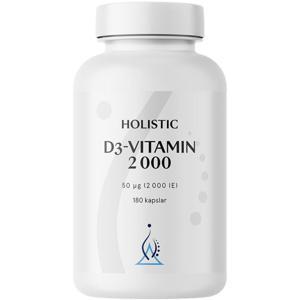 Holistic D3-vitamin 2000 IE, 180 kaps, 2000 IE Product image