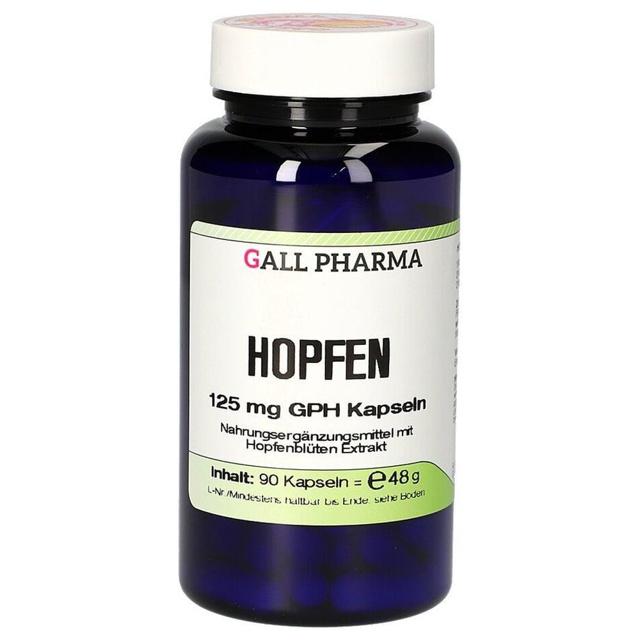 Hopfen 125 mg GPH Kapseln, 90 St Kapseln product image
