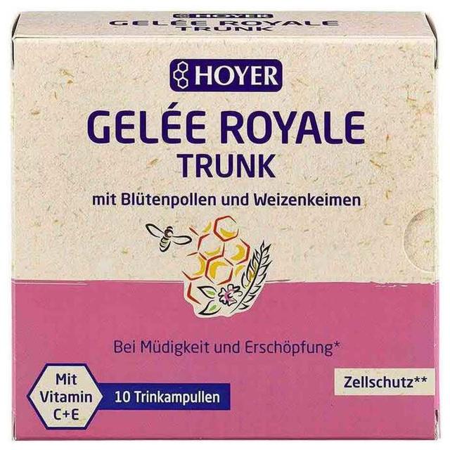 HOYER Gelee Royale+Blütenpollen+Weizenk.Trinkamp. product image
