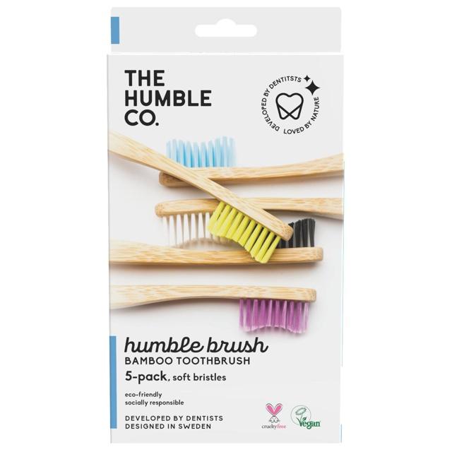 Humble Bambutandborste Mjuk 5-pack product image