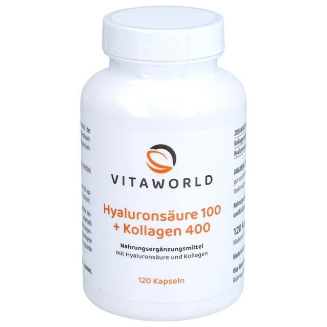 HYALURONSÄURE 100+Kollagen 400 Kapseln product image
