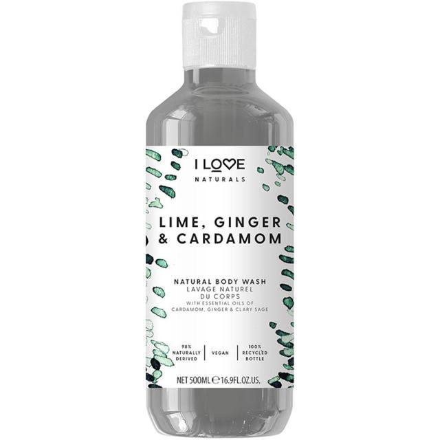 I LOVE Naturals Body Wash Lime, Ginger & Cardamom 500 ml product image
