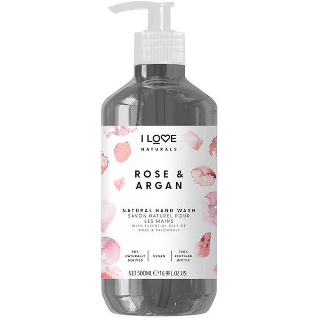 I LOVE Naturals Hand Wash Rose & Argan 500 ml product image
