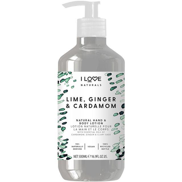 I LOVE Naturals Hand & Body Lotion Lime Ginger & Cardamon 500 ml product image