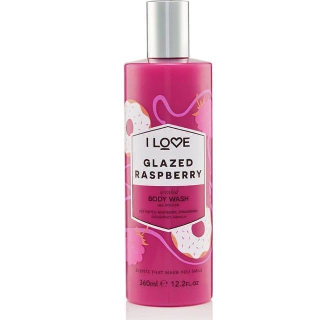 I Love Glazed Raspberry Scented Body Wash - 360 ml product image