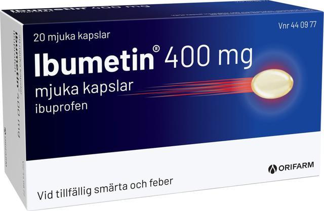 Ibumetin Mjuka Kapslar 400 mg 20 st product image
