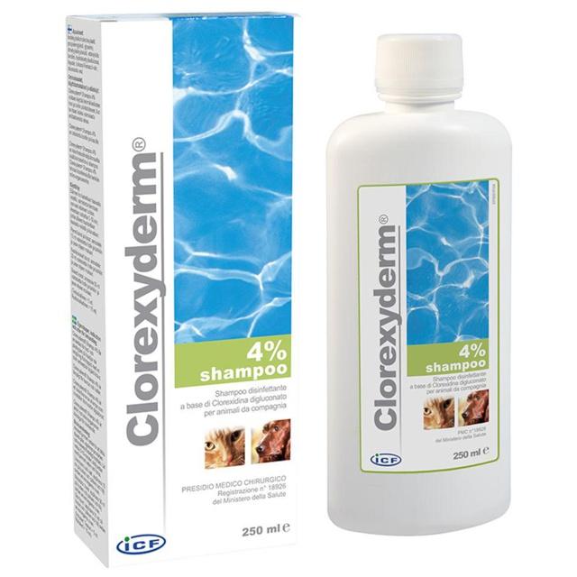 ICF Clorexyderm Shampoo 4% 250 ml product image