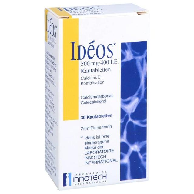 IDEOS 500 mg/400 I.E. Kautabletten product image