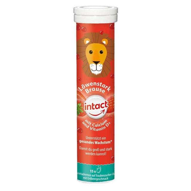INTACT Löwenstark Brausetabletten m.Calcium product image