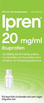 Ipren, oral suspension 20 mg/ml, 100 ml product image