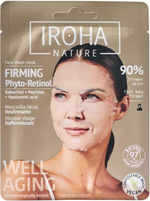 IROHA NATURE Firming Phyto-Retinol Face Sheet Mask 20 ml product image