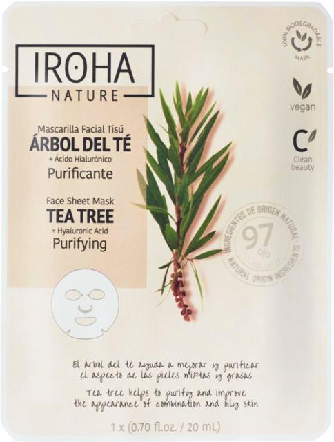 IROHA NATURE Purifying Tea Tree Face Sheet Mask product image