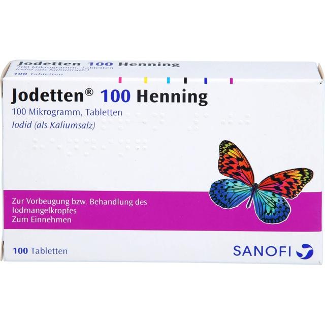 JODETTEN 100 Henning Tabletten product image