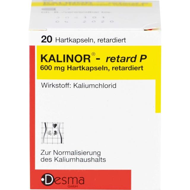 KALINOR retard P 600 mg Hartkapseln product image