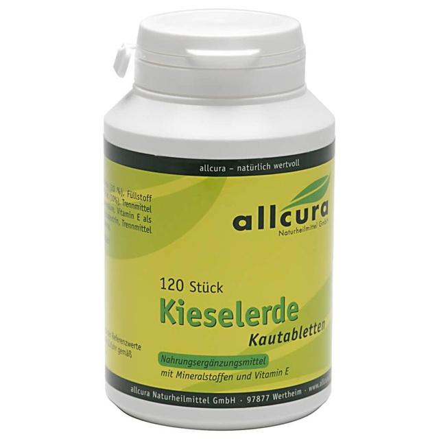 Kieselerde Kautabletten, 120 St Kautabletten product image