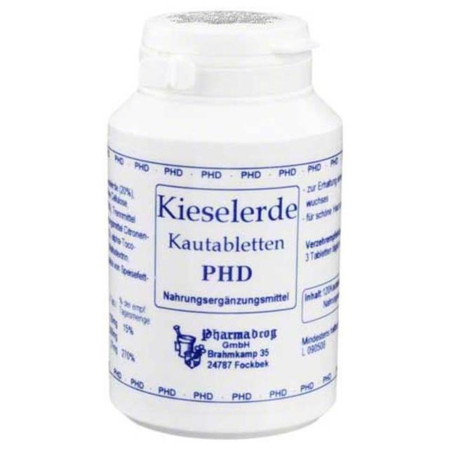 Kieselerde Kautabletten PHD, 120 St Kautabletten product image
