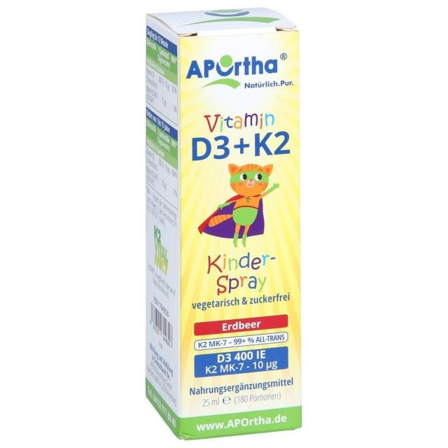 KINDER MUNDSPRAY D3 400 I.E.+K2 10 μg Erdbeer product image