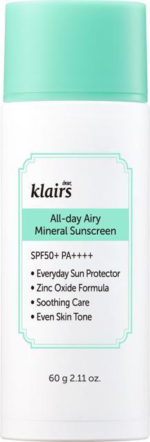 Klairs All-day Airy Mineral Sunscreen 60g product image