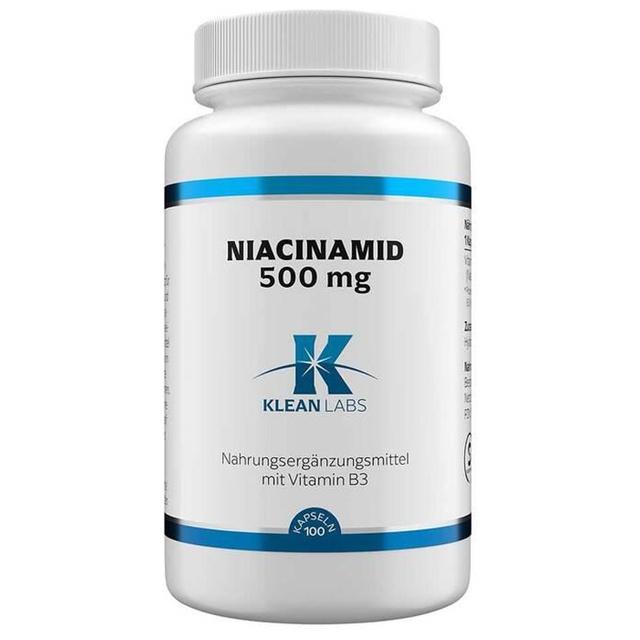 KLEAN LABS NIACINAMID 500mg 100 St Kapseln product image