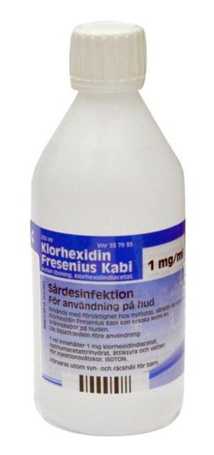 Klorhexidin Fresenius Kabi, kutan lösning 1 mg/ml, 250 ml product image
