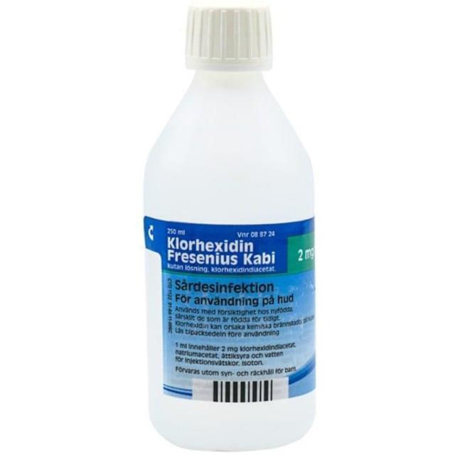 Klorhexidin Fresenius Kabi kutan lösning 2 mg/ml 250 ml product image