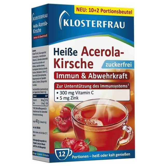 Klosterfrau heiße Acerola-Kirsche zuckerfrei Granulat, 12 St Granulat product image