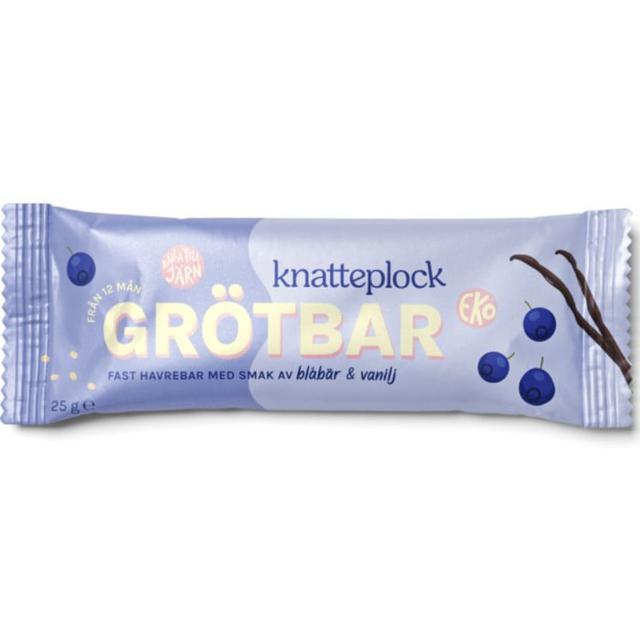 Knatteplock Grötbar- Blåbär/vanilj, 25 g product image