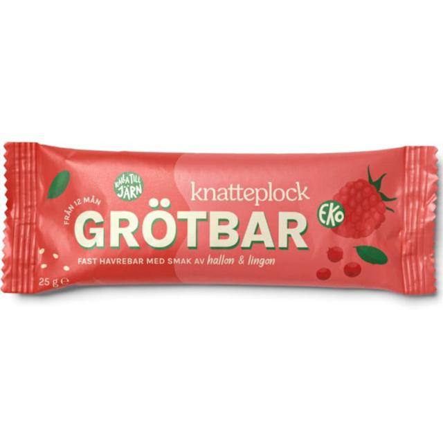 Knatteplock Grötbar- Hallon/lingon, 25 g product image