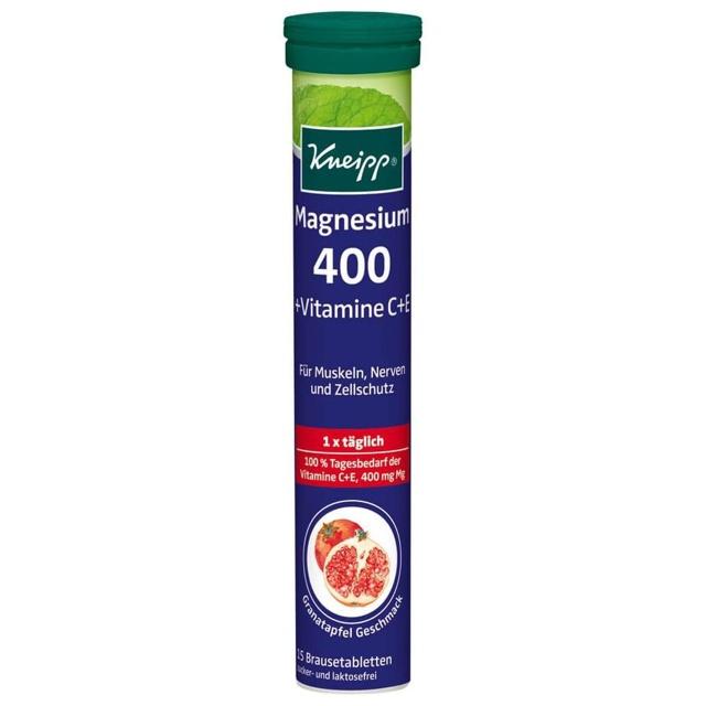 KNEIPP Magnesium 400+C+E Brausetabletten product image