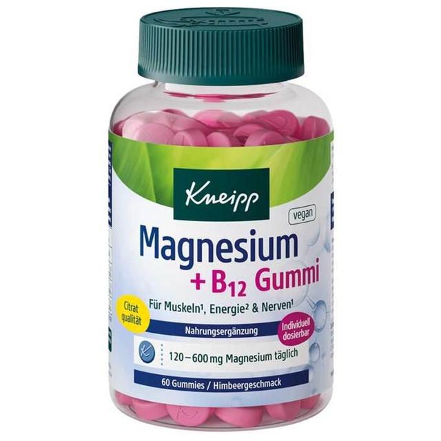 KNEIPP Magnesium+B12 Gummi Himbeer product image