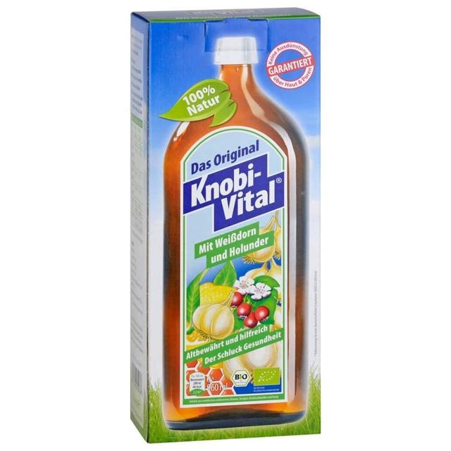 KNOBIVITAL mit Weißdorn+Holunder 960 ml Flaschen product image
