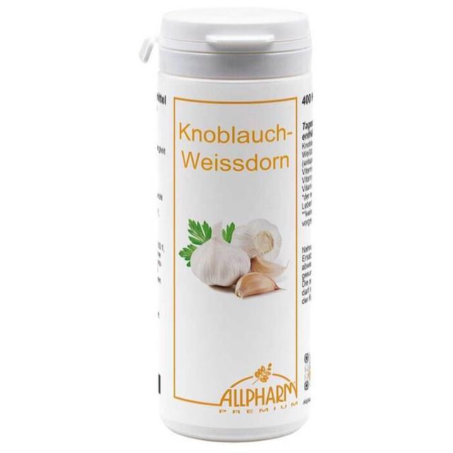 Knoblauch Kapseln mit Mistel und Weißdorn, 400 St Kapseln product image