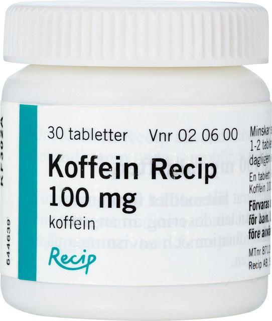 Koffein Meda tablett 100 mg 30 st product image