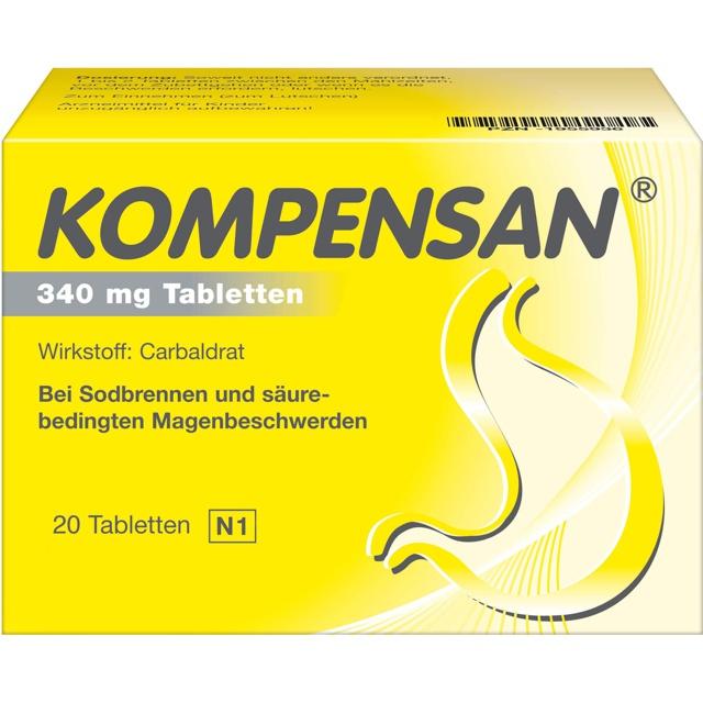 KOMPENSAN Tabletten 340 mg product image