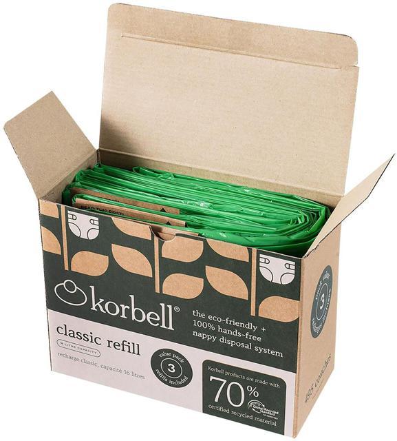 Korbell Classic Refill 3-pack GRS-certifierad product image