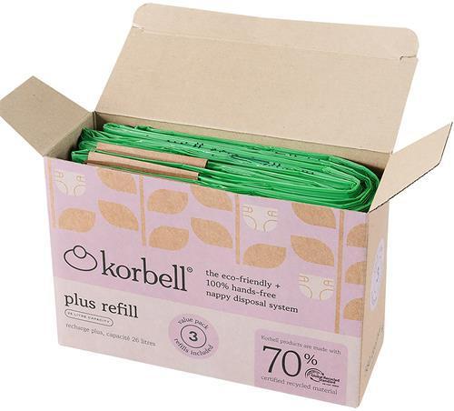 Korbell Refill PLUS 3-pack product image