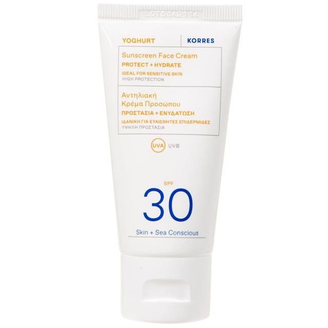 Korres Yoghurt Sunscreen Face Cream SPF30, 50 ml product image