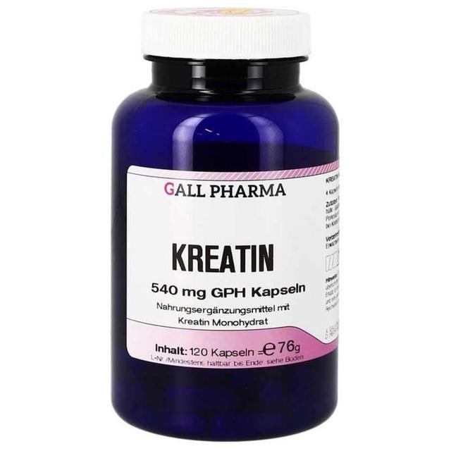 Kreatin 540 mg GPH Kapseln, 120 St Kapseln product image