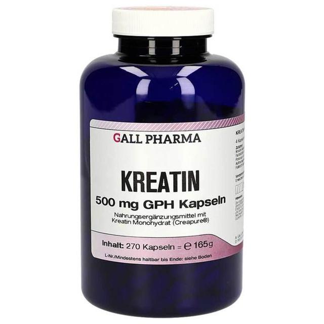 Kreatin GPH 500 mg Kapseln, 270 St Kapseln product image