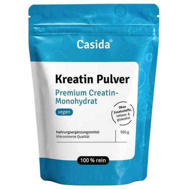 Kreatin Monohydrat Pulver Creatin mikronisiert pur, 500 g Pulver product image
