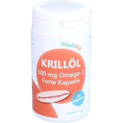KRILLÖL 500 mg Omega-3 Forte Kapseln MediFit product image