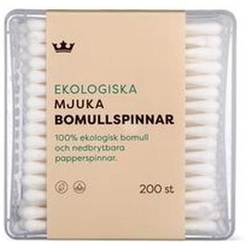 Kronans Apotek Ekologiska Mjuka Bomullspinnar Ekologiska tops 200 st product image