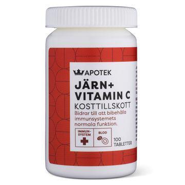 Kronans Apotek Järn + Vitamin C Från 12 år tabletter 100 st product image