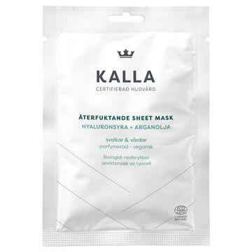 Kronans Apotek KALLA Sheet Mask Återfuktande ansiktsmask 1 st product image