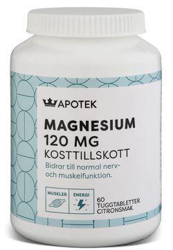 Kronans Apotek Magnesium 120 mg Citronsmak tuggtabletter 60 st product image