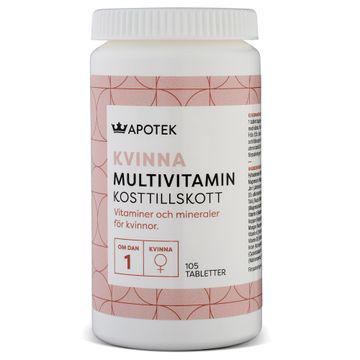 Kronans Apotek Multivitamin Kvinna Tabletter med vitaminer 105 st product image