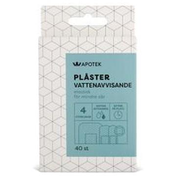Kronans Apotek Plåster Vattenavvisande Elastiskt Plåster, 40 st product image
