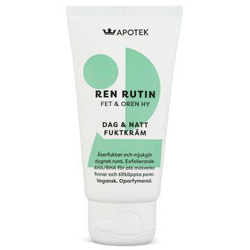 Kronans Apotek Ren Rutin Dag & Natt Fuktkräm Återfuktande ansiktskräm, 50 ml product image