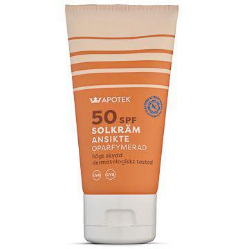Kronans Apotek Solkräm Ansikte SPF 50 Solskydd parfymfri 50 ml product image